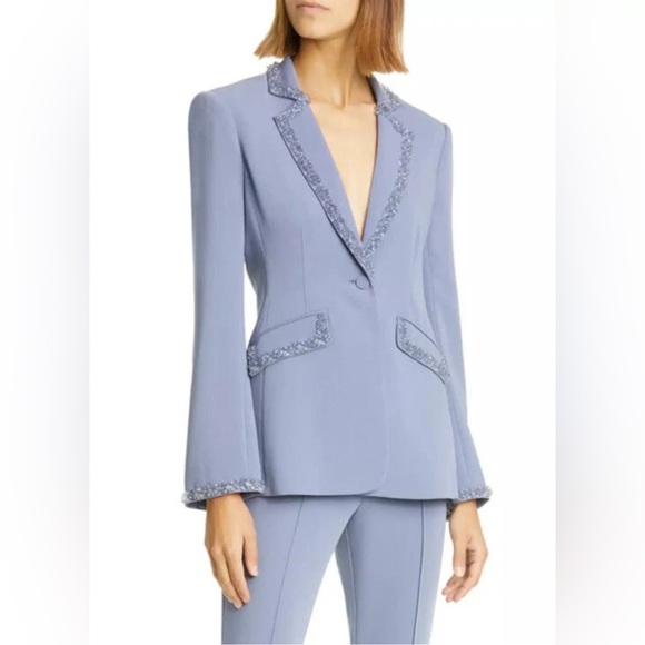 cinq a sept Jackets & Blazers - Cinq à Sept Kayden Beaded Blazer,Slate. EUC